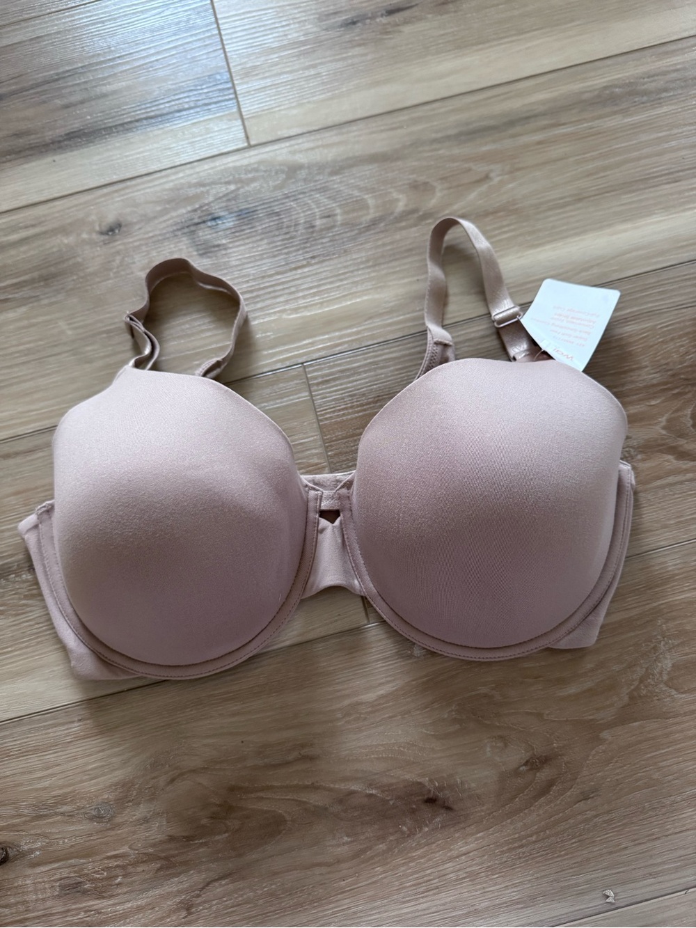 Warners Cloud 9® Super Soft Underwire Lightly Lined T-Shirt Bra RB1691A Beige